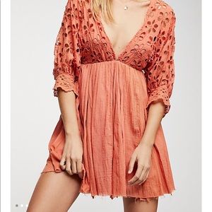Free people. Bella Note eyelet dress.